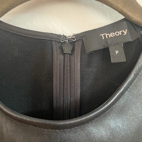 Theory Lambskin Leather Top - Picture 8 of 8